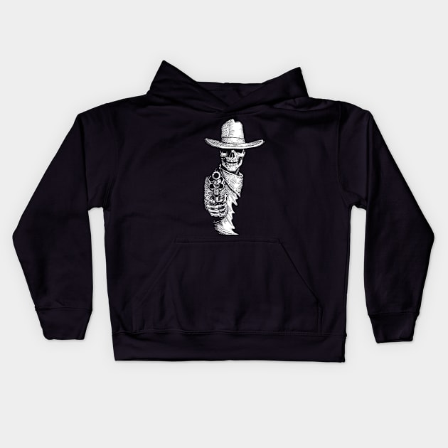 Gunfighter Kids Hoodie by D.W. Frydendall